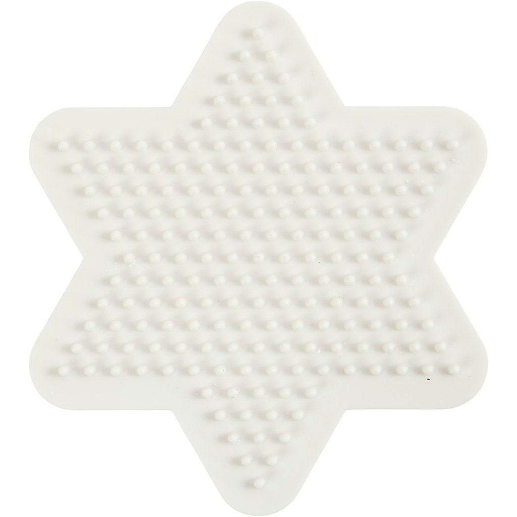 NABBI BioBeads Pegboard, star, size 9,8x9,8 cm, medium, 1 pc [HOB-906783]