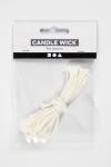 Candle Wick for stearin, Suitable for moulded candles with a diameter of 50–70 mm , 100 g, 3 m/ 1 pack [HOB-733221]