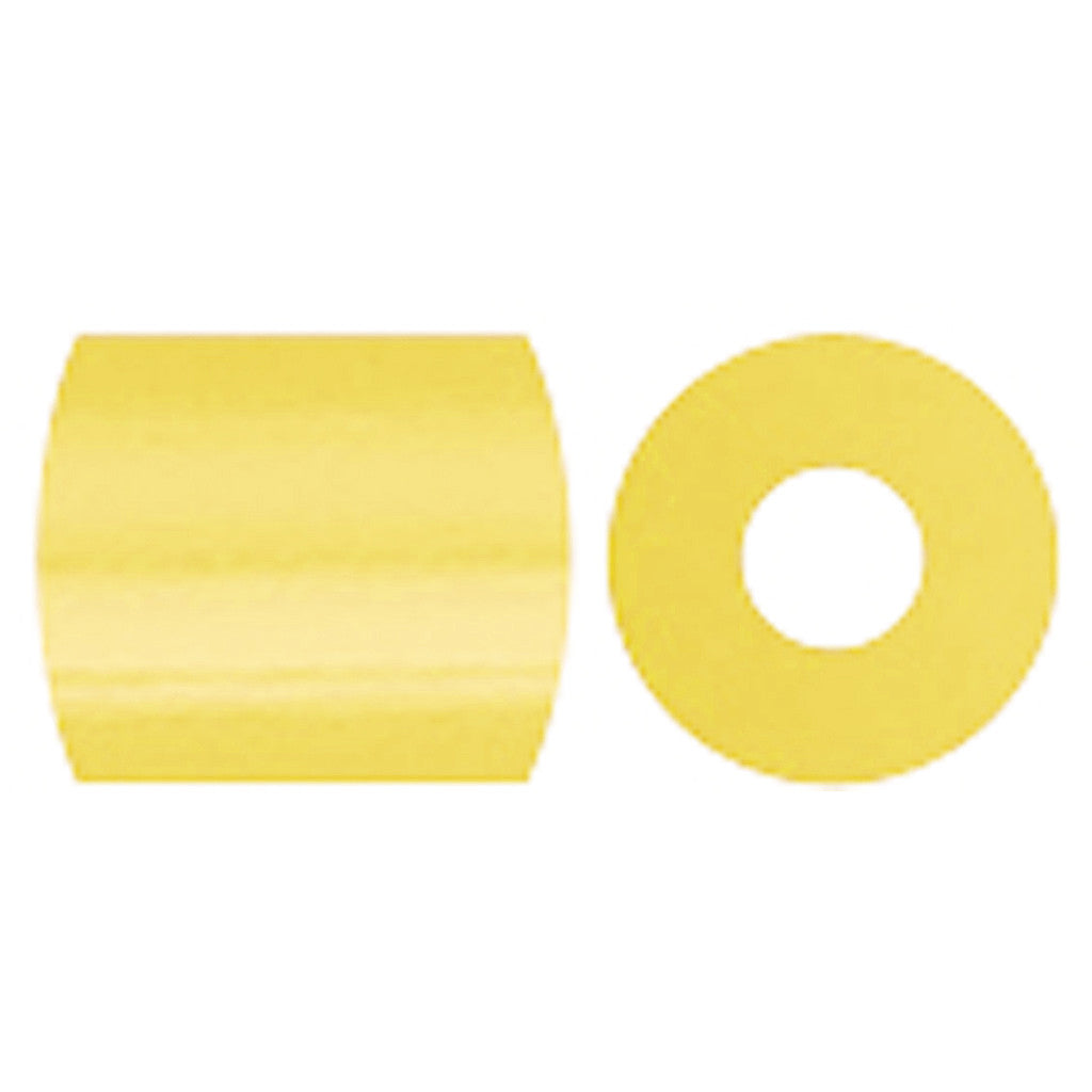 Fuse Beads, size 5x5 mm, hole size 2,5 mm, medium, pastel yellow (32244), 6000 pc/ 1 pack [HOB-751161]