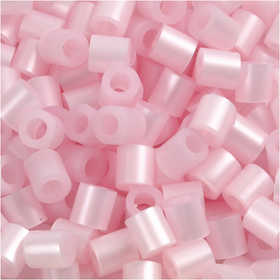 Fuse Beads, size 5x5 mm, hole size 2,5 mm, medium, rose mother-of-pearl (32259), 1100 pc/ 1 pack [HOB-751260]