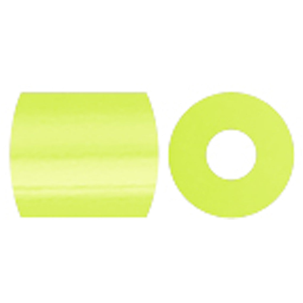 Fuse Beads, size 5x5 mm, hole size 2,5 mm, medium, neon yellow (32223), 1100 pc/ 1 pack [HOB-751280]