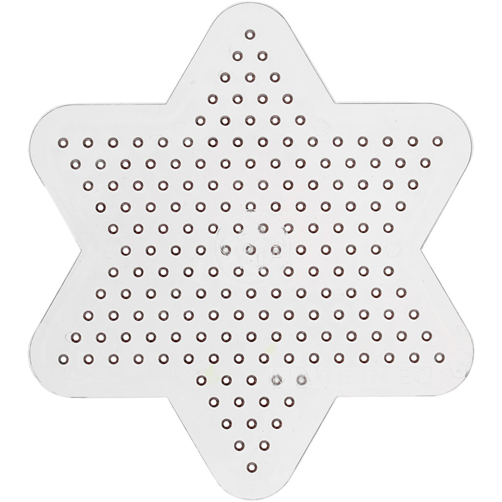 Peg Board, Small star, dia. 10 cm, medium, 10 pc