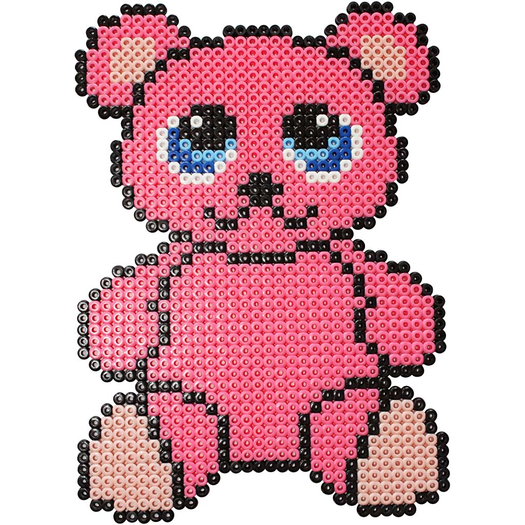 Peg Board, large square, size 15x15 cm, medium, clear, 2 pc/ 1 pack [HOB-75309]