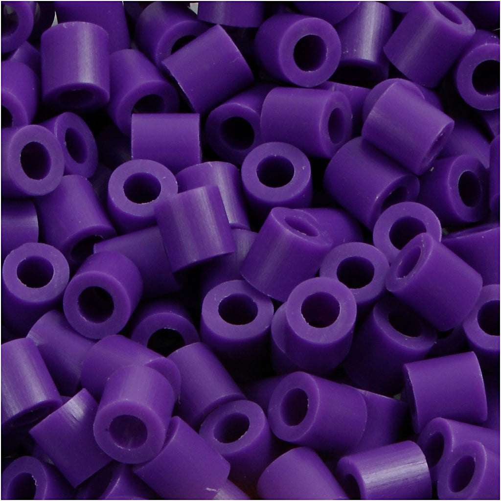 PhotoPearls, size 5x5 mm, hole size 2,5 mm, medium, dark purple (11), 1100 pc