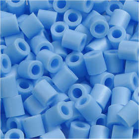 PhotoPearls, size 5x5 mm, hole size 2,5 mm, medium, pastel blue (23), 1100 pc/ 1 pack [HOB-755230]