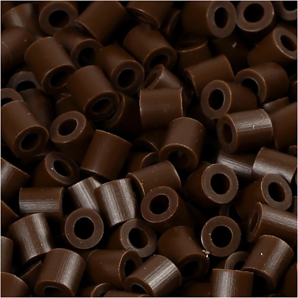 PhotoPearls, size 5x5 mm, hole size 2,5 mm, medium, dark brown (2), 6000 pc/ 1 pack [HOB-75552]