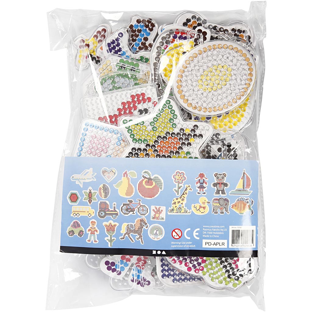 Peg Board, size 7x7,5-14x16 cm, medium, 24 pc/ 1 pack [HOB-75592]