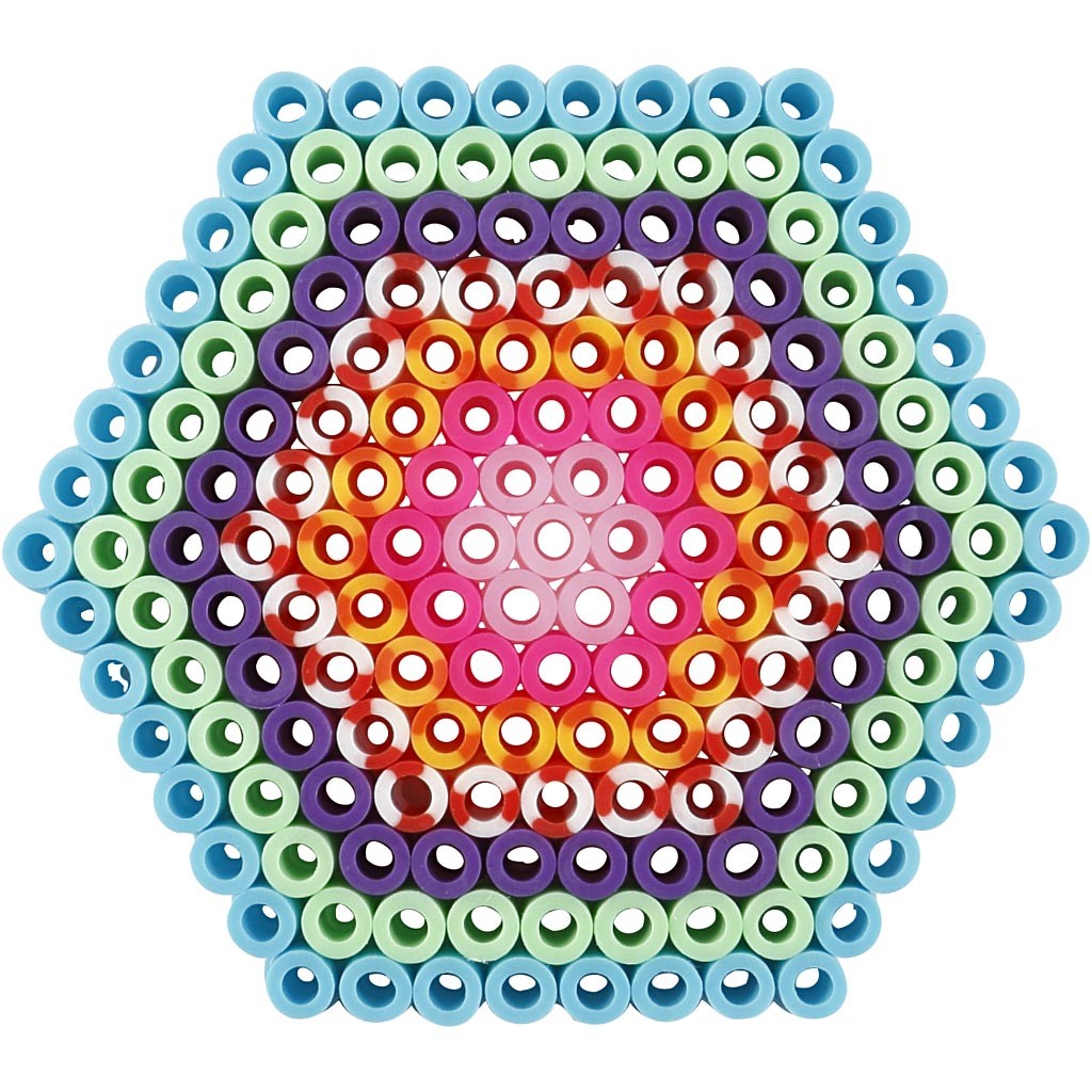 Peg Board, oval, heart, hexagon, circle, square and star., size 7x7,5-10,5x9,5 cm, medium, 6 pc/ 1 pack [HOB-75596]