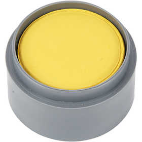 Water-based Face Paint, yellow, 15ml/ 1 tub [HOB-77012]