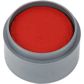 Water-based Face Paint, clear red, 15 ml/ 1 tub [HOB-77018]