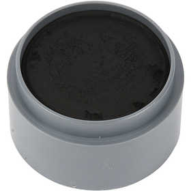 Water-based Face Paint, black, 15 ml/ 1 tub [HOB-77020]