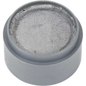 Water-based Face Paint, silver, 15 ml/ 1 tub [HOB-77030]