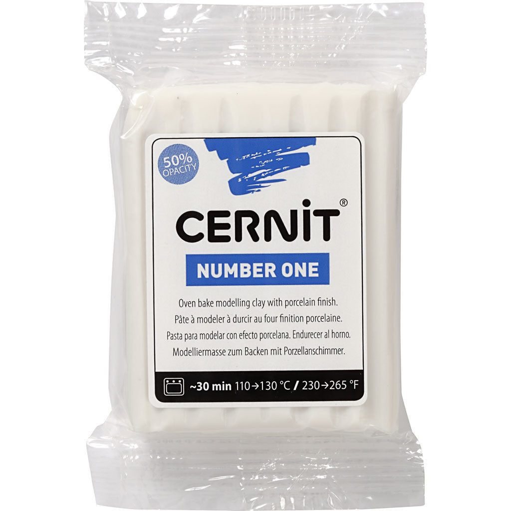 Cernit, porcelain white (010), 56 g/ 1 pack [HOB-78006]