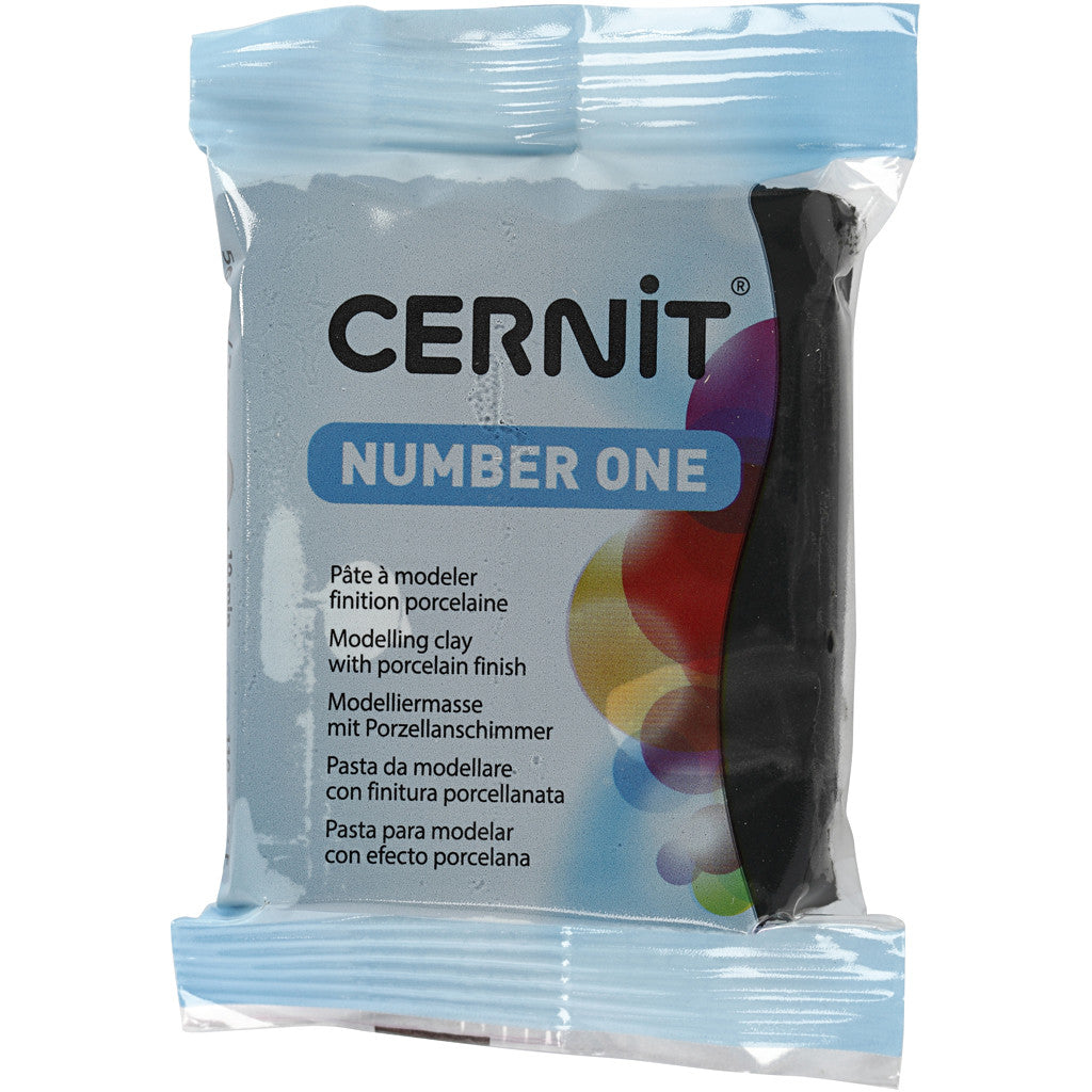 Cernit, black (100), 56 g/ 1 pack [HOB-78025]