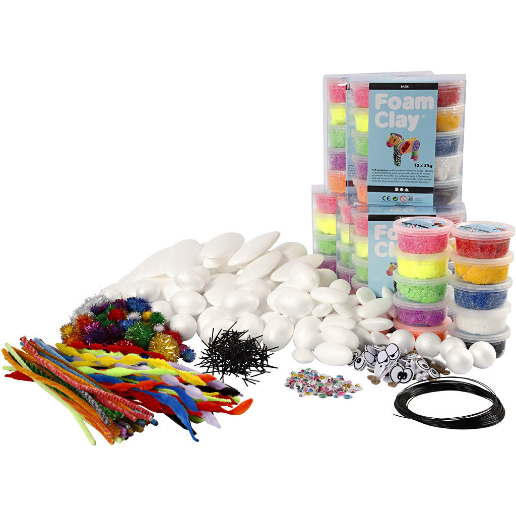 Group Craft Kit Foam Clay® Figures, 1 pack [HOB-78137]