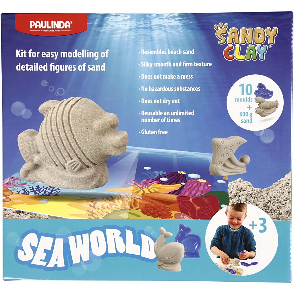 Sandy Clay®, seaworld, natural, 1 set [HOB-78269]
