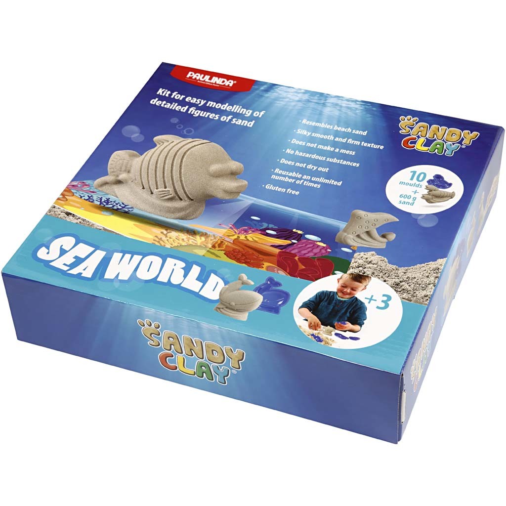 Sandy Clay®, seaworld, natural, 1 set [HOB-78269]