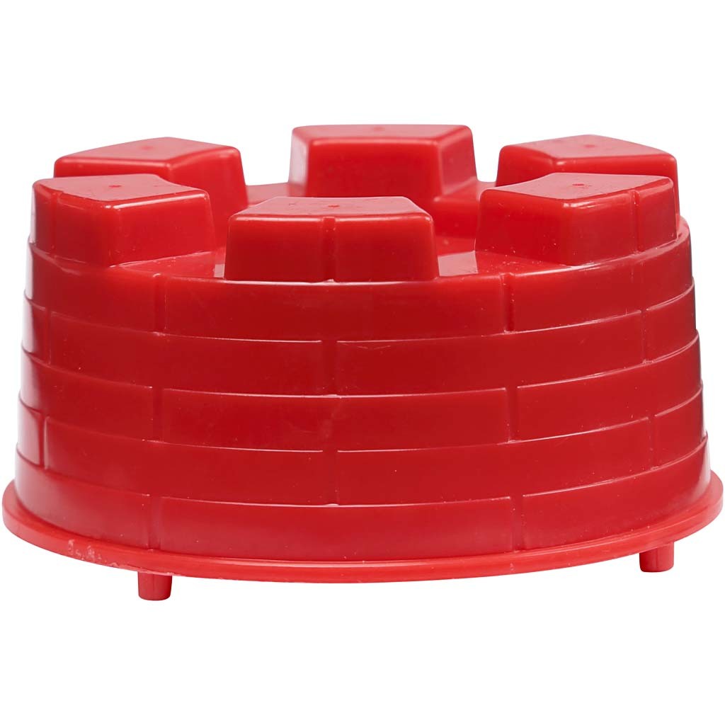 Casting Mould, castle, size 5,5-8,5 cm, 4 pc/ 1 pack [HOB-78274]