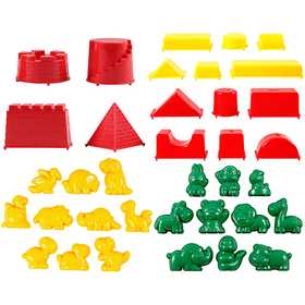 Casting Mould, size 3,5-9,5 cm, 36 pc/ 1 pack [HOB-78275]