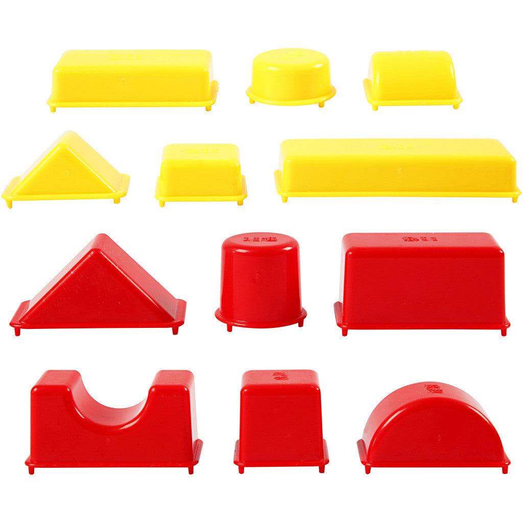 Casting Mould, size 3,5-9,5 cm, 36 pc/ 1 pack [HOB-78275]