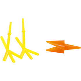 Chicken Beaks and Feet, H: 28 mm, L: 30+37 mm, orange, yellow, 8 set/ 1 pack [HOB-78280]