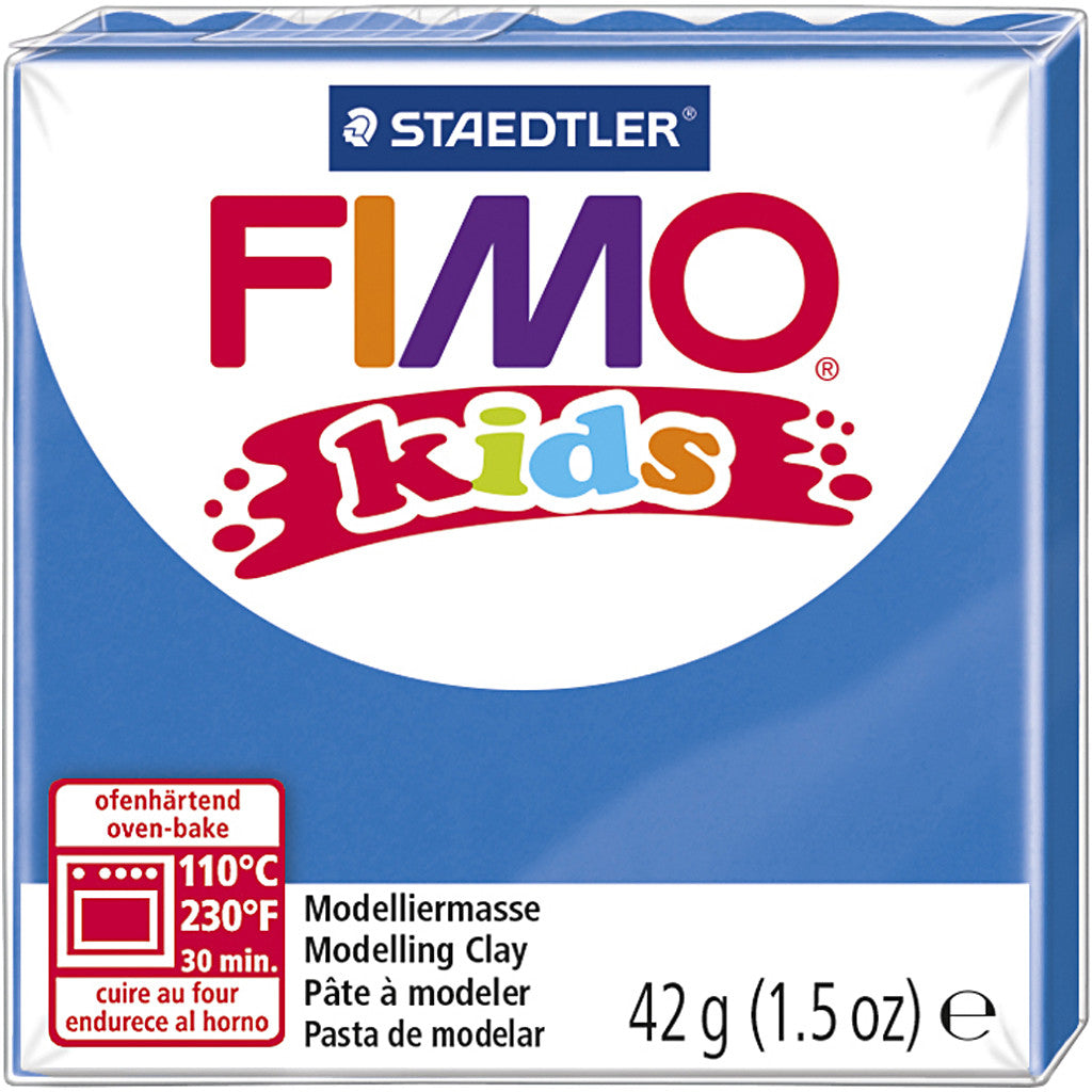 FIMO® Kids Clay, blue, 42 g/ 1 pack [HOB-78525]