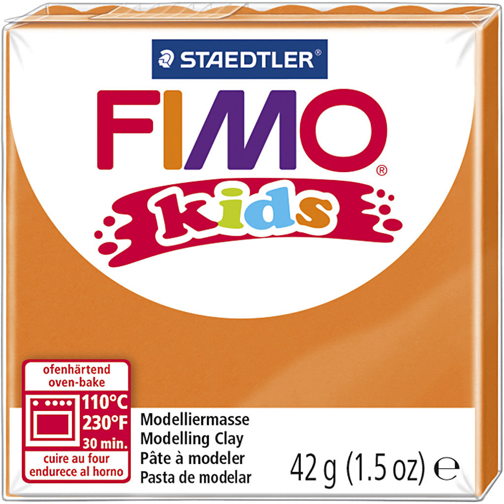 FIMO® Kids Clay, orange, 42 g/ 1 pack [HOB-78527]