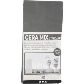 Cera-Mix Standard Casting Plaster, light grey, 1 kg [HOB-786500]