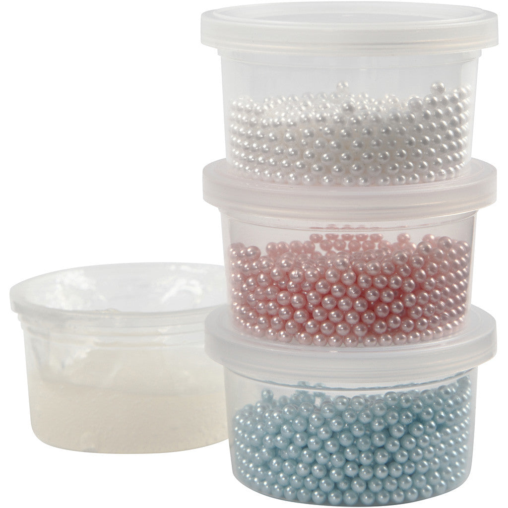 Pearl Clay®, assorted colours, 3x25+38 g, 1 set [HOB-78725]