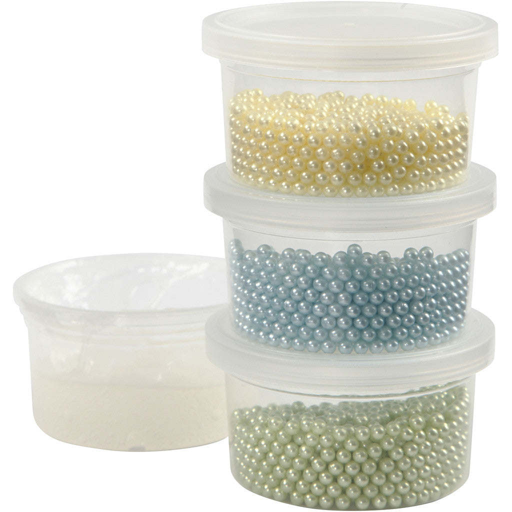 Pearl Clay®, assorted colours, 3x25+38 g, 1 set [HOB-78726]