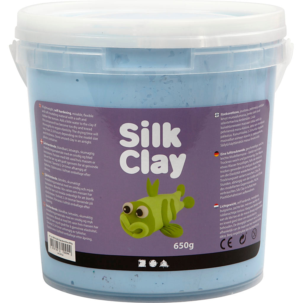 Silk Clay®, neon blue, 650 g/ 1 bucket