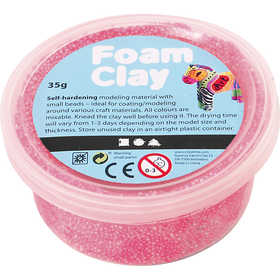 Foam Clay®, neon pink, 35 g/ 1 tub [HOB-78926]