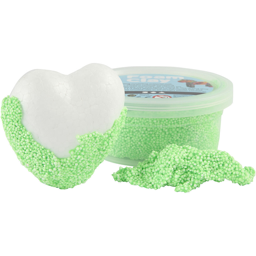 Foam Clay®, neon green, 35 g/ 1 tub [HOB-78927]