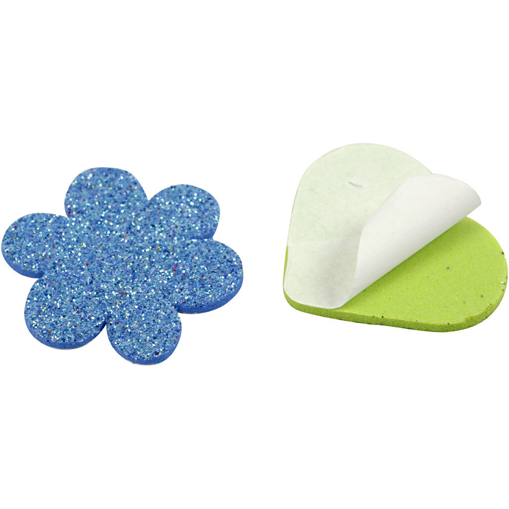 Eva Foam Shapes, dia. 19+29 mm, 100asstd./ 1 pack [HOB-790230]