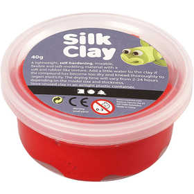 Silk Clay®, red, 40 g/ 1 tub [HOB-79104]
