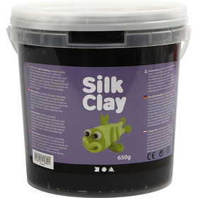 Silk Clay®, black, 650 g/ 1 bucket [HOB-79126]
