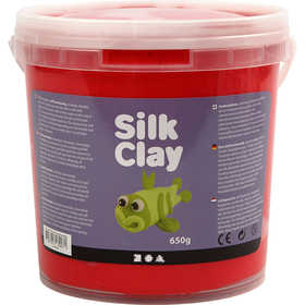 Silk Clay®, red, 650 g/ 1 bucket [HOB-79127]