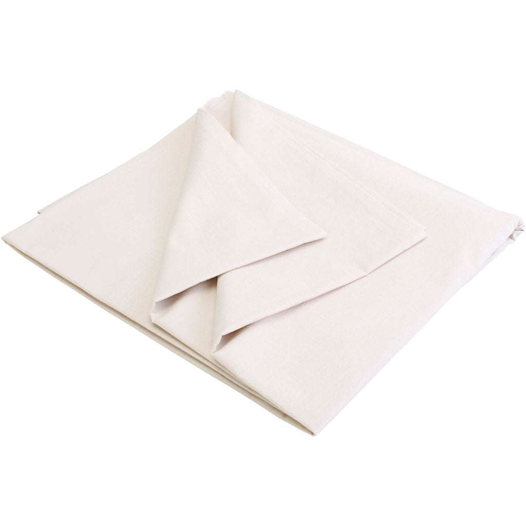 Washed Out Cotton Canvas, W: 150 cm, natural, 5 m/ 1 pack [HOB-800299]