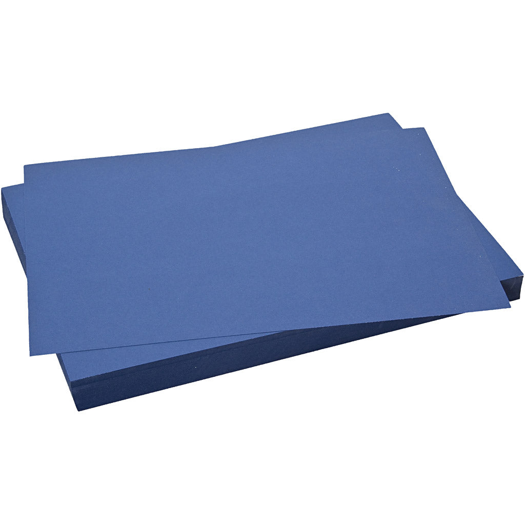 Card, sheet 50x70 cm, 270 g, dark blue, 10 sheet/ 1 pack [HOB-540954]