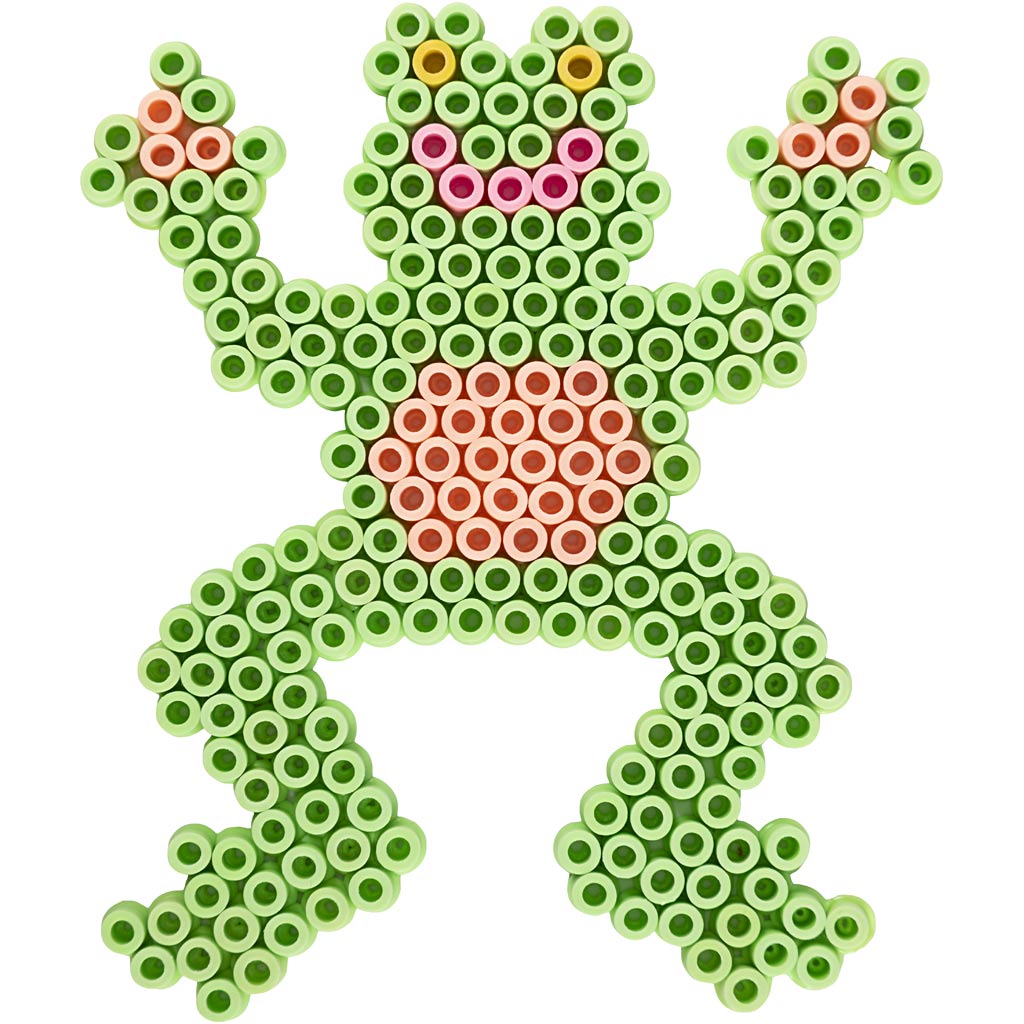 NABBI BioBeads Pegboard, frog, size 10x12 cm, medium, 1 pc [HOB-906786]