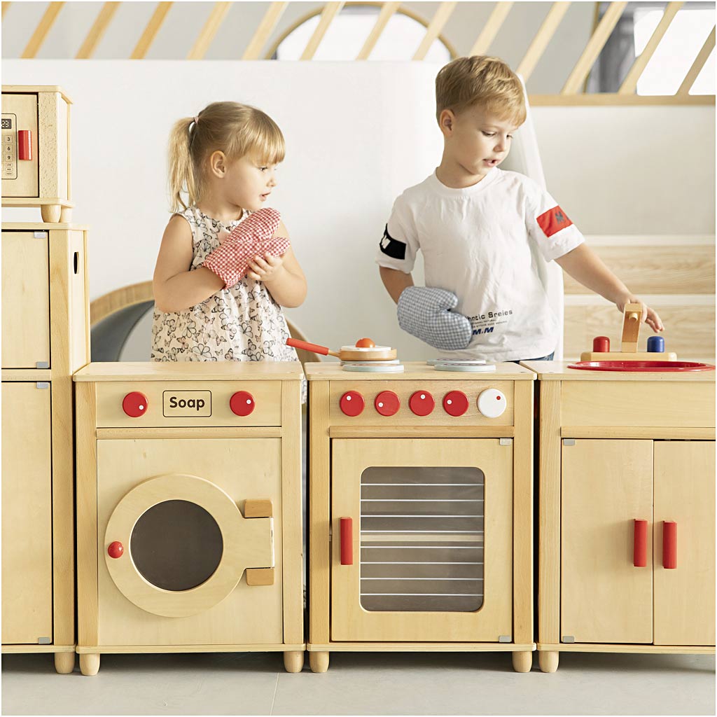 VIGA play kitchen, size 160x54x36 cm, 1 set [HOB-907706]
