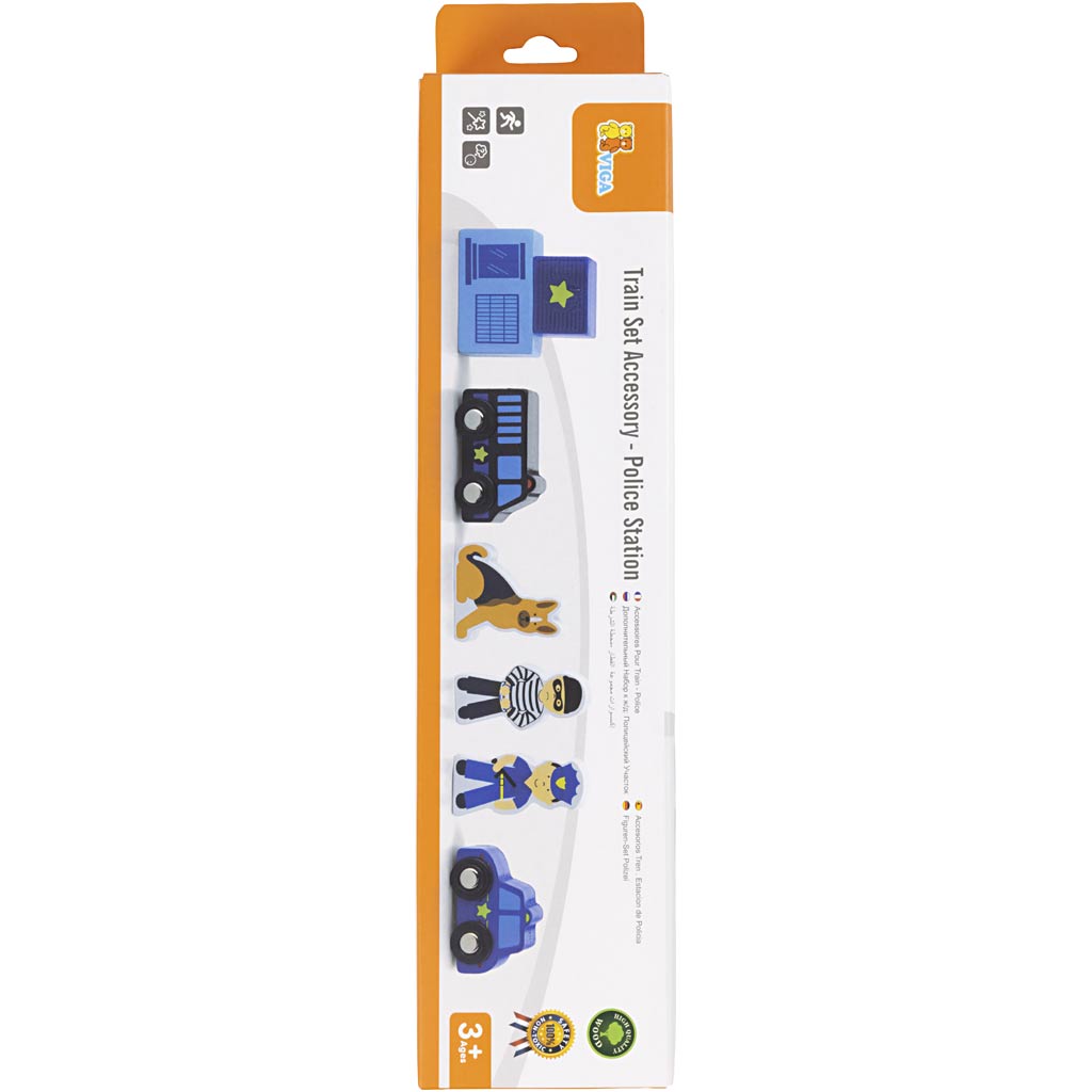 VIGA railway accessories, Police, 6 parts/ 1 set [HOB-907744]