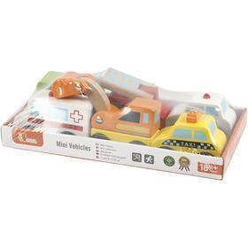 VIGA mini cars, size 7-9 cm, 6 parts/ 1 pack [HOB-907756]