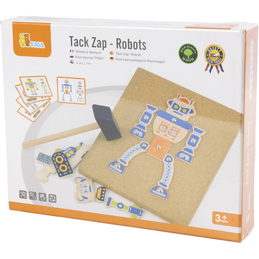 VIGA hammer mosaic set, Robot, size 23x18 cm, 1 pc [HOB-907771]