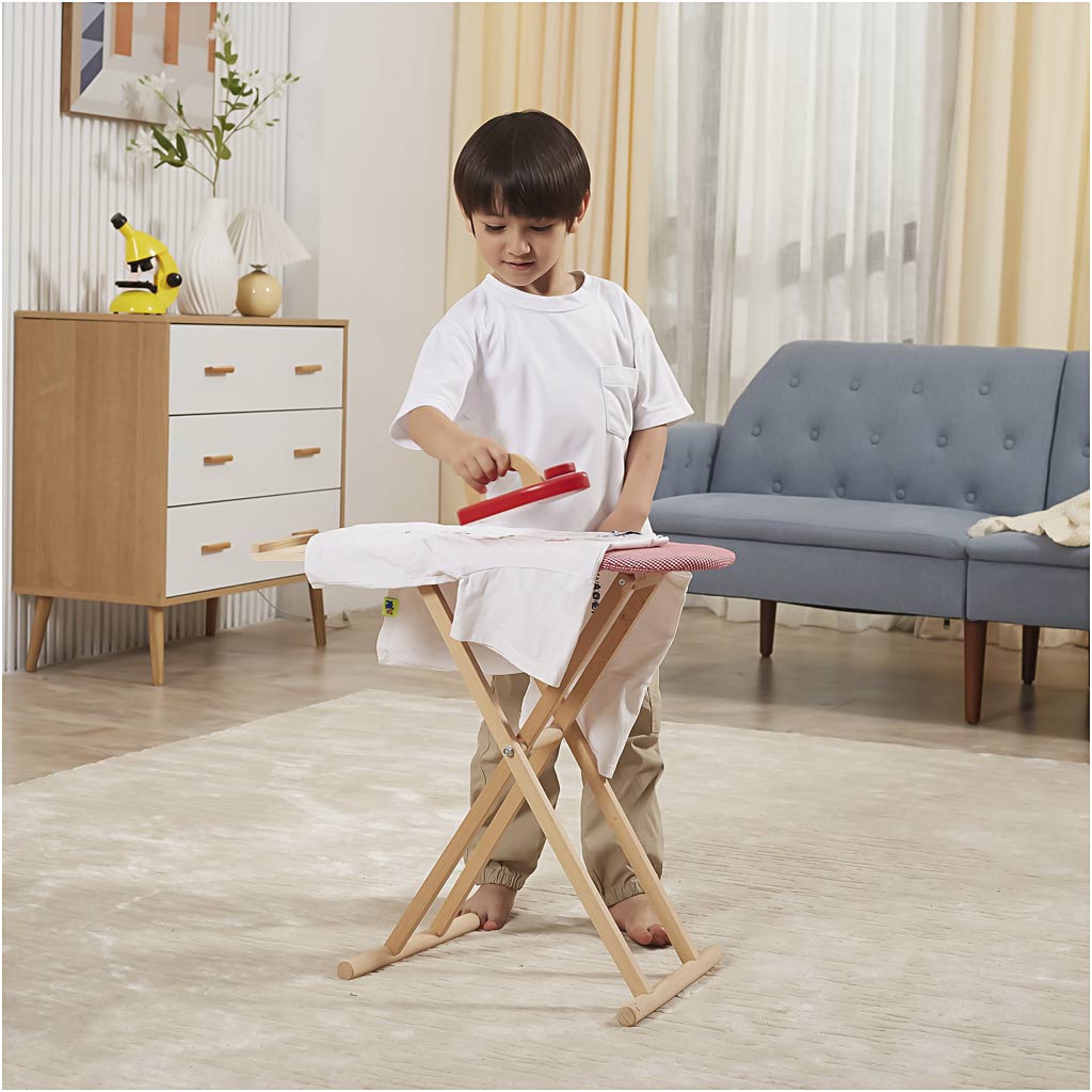 VIGA wooden play ironing board, size 61x51x30 cm, 1 pc [HOB-907797]