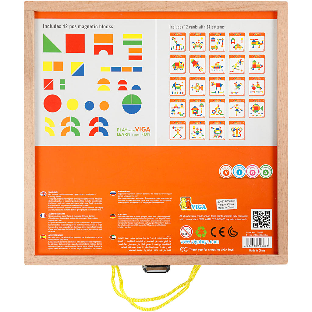 VIGA Magnetic Activity Set, size 2-10 cm, 1 set [HOB-908279]