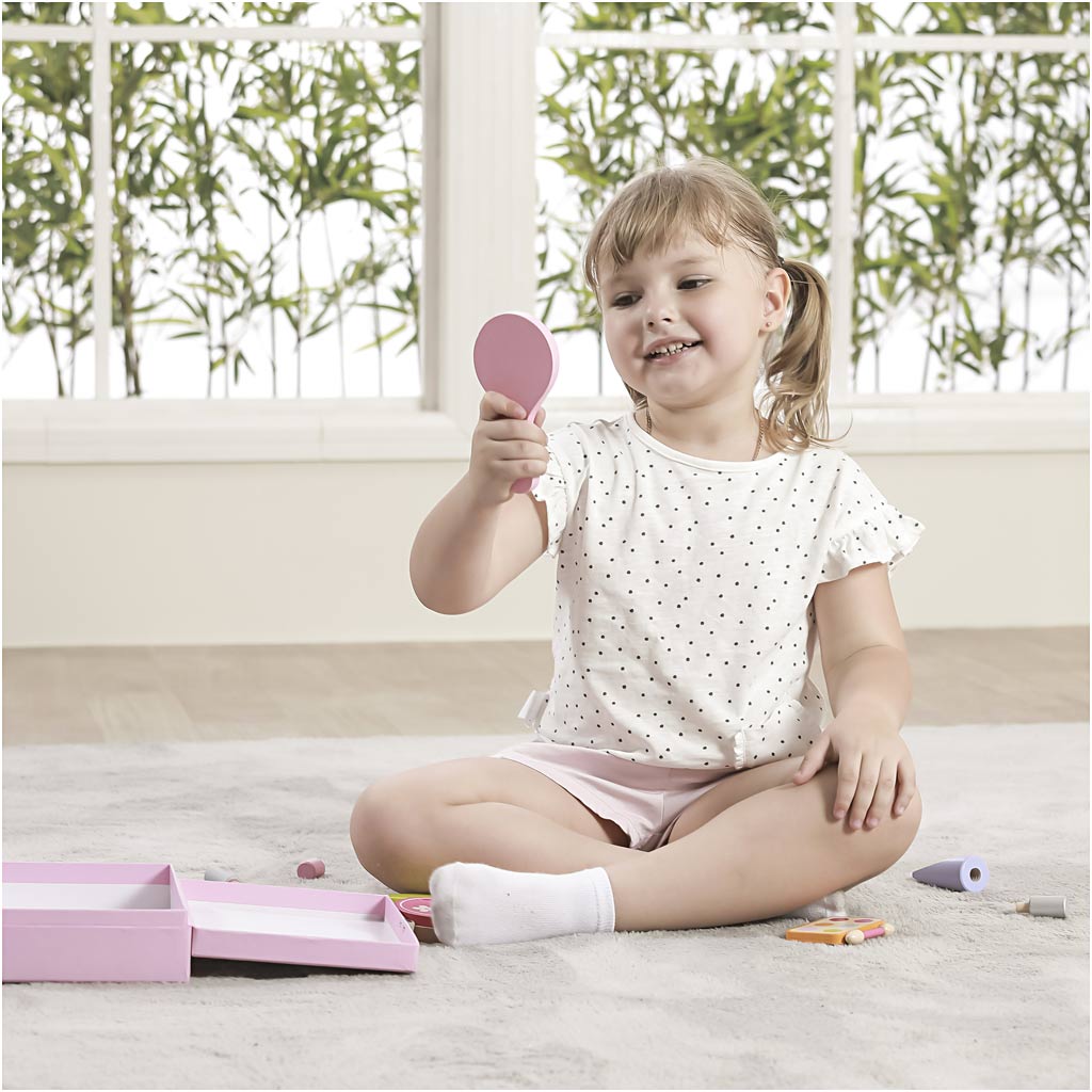 VIGA wooden beauty playset, 10 parts/ 1 set [HOB-908491]
