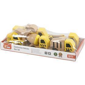 VIGA mini cars, Diggers and construction vehicles, size 7-9 cm, 6 parts/ 1 set [HOB-908496]