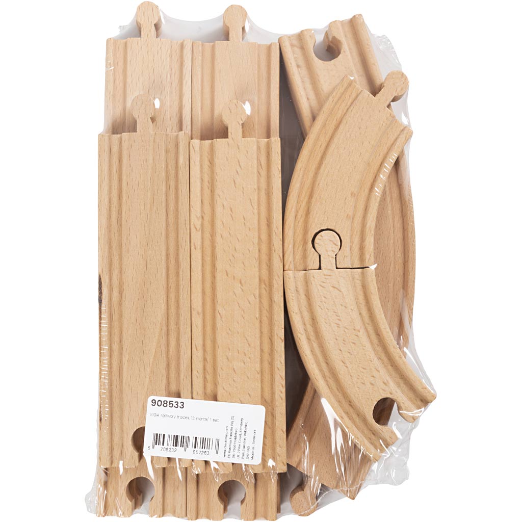 VIGA railway tracks, 12 parts/ 1 set [HOB-908533]