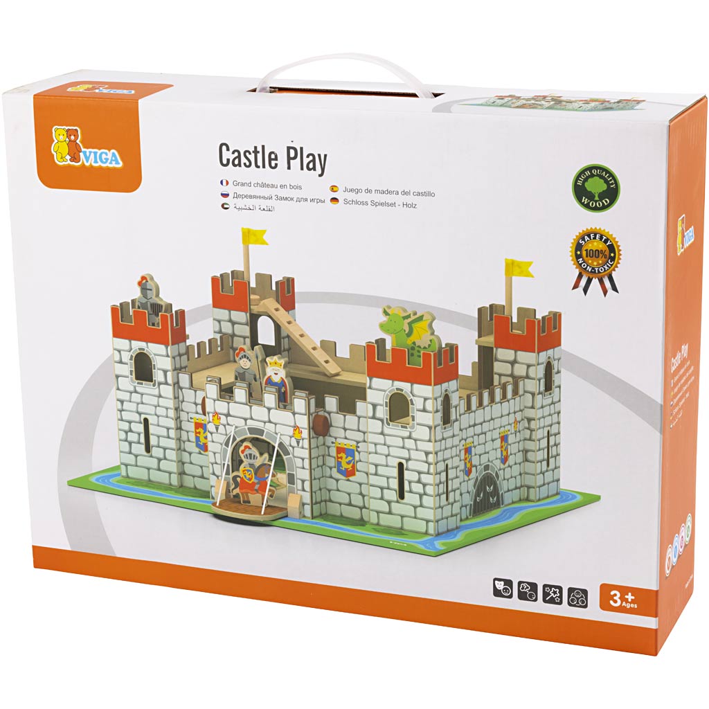 VIGA knight’s castle, size 50x22x56 cm, 1 pc [HOB-908576]